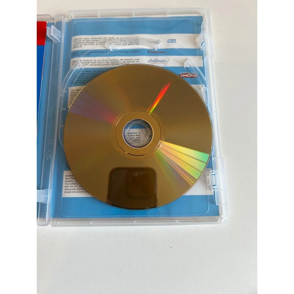 PBS Kids 20 Music Tales DVD 4 Hours of Fun‎ Caillou Daniel Tiger WordWorld